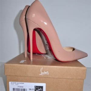 Christian Louboutin's 'So Kate' Nude Patent heels